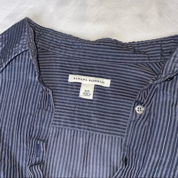 Banana Republic striped Long Sleeve blouse - Picture 3 of 4